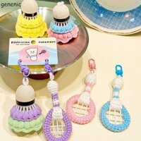Móc khóa cầu lông dệt kim GENENIC Cặp đôi mềm mại