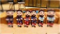 Móc khóa cầu thủ bóng đá Lionel Messi phong cách chibi