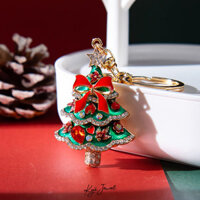 Móc khóa cây thông Noel đáng yêu