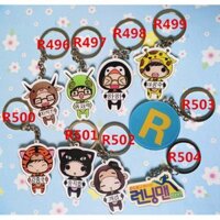 Móc khóa chibi các nhân vật Running Man Hàn Quốc