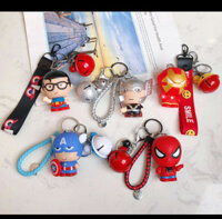 Móc Khóa Chibi Caption Thor SpiderMan Superman