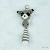 Móc khóa Chồn len handmade