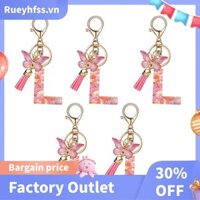 Móc khóa chữ cái dễ thương Móc khóa chữ cái ban đầu dễ thương Mặt dây chuyền dễ dàng cài đặt Dễ dàng sử dụng