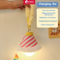 Móc khóa chuông sang trọng dễ thương có đèn LED cho trẻ em và người lớn