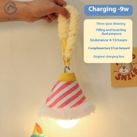 Móc khóa chuông sang trọng dễ thương có đèn LED cho trẻ em và người lớn