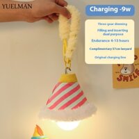 Móc khóa chuông sang trọng dễ thương có đèn LED cho trẻ em và người lớn
