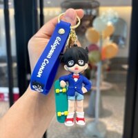 Móc Khóa Conan tựa ván trượt . Dây móc dài : 10cm - Mô Hình Cao : 7cm - Nặng 50gram - K75-T3-S7