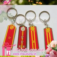 Móc khóa công an, quân hàm