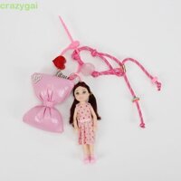 Móc Khóa CRAZYGAI, DIY Thay Quần Áo Mặt Dây Chuyền Búp Bê Dễ Thương, Treo Trang Trí Ba Lô Phụ Kiện Cho Búp Bê Barbie