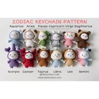 Móc khoá cung hoàng đạo-len