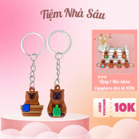 Móc Khoá Cute Capybara Thiết Kế Đơn Giản Phụ Kiện Trang Trí Dễ Thương