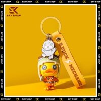 Móc khóa cute phiên bản Bduck mini cao cấp dùng treo chìa khóa, balo túi xách [MK029]
