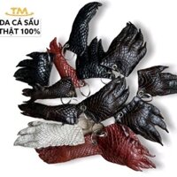 Móc Khoá Da Bàn Tay Cá Sấu Thật