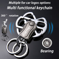 Móc khóa đa chức năng con quay hồi chuyển đầu ngón tay ô tô Isuzu với móc khóa nam kim loại xoay 360 độ
