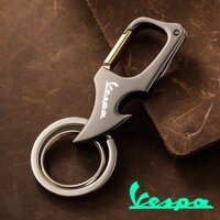 Móc Khóa Da Kim Loại Thời Trang Cho Xe Vespa