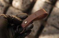 Móc Khóa Da LEALUX KEYCHAIN 1 - DARKBROWN