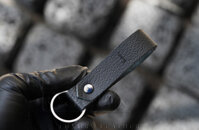 Móc Khóa Da LEALUX KEYCHAIN 1 - BLACK
