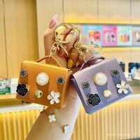 Móc khóa da ngách Mới Túi đựng tiền lẻ Mini Túi đựng tai nghe Túi đựng đồ túi xách