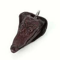 Móc khóa đầu cá sấu Huy Hoàng cỡ lớn màu nâu đất HP8286