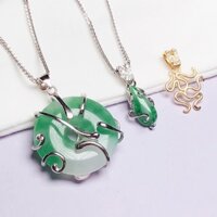 Móc Khóa Dây Xích Thời Trang Cá Tính|Mặt Dây Chuyền Bạc s925 Hình Con Ong Bằng Đá Hổ Phách Có Khóa Cài Giá Đỡ