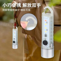 Móc khóa Đèn pin LED nhựa Đa chức năng Đèn huỳnh quang chống nước nóng