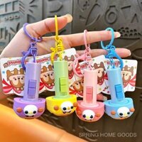 Móc khóa đèn pin phát sáng hình capybara sáng tạo mới, mặt dây chuyền ba lô dễ thương, phụ kiện xe hơi quà tặng