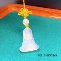 Móc khóa điện thoại phật Bảo Bảo màu trắng M.não