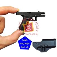 Móc khóa đồ chơi sung kim loại mô hình GLOCK G17