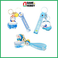 MÓC KHÓA DORAEMON NƯỚC KIM TUYẾN LẤP LÁNH CAO CẤP