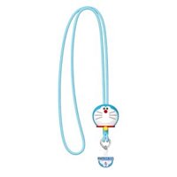 MÓC KHÓA DORAEMON SILICONE DOLL LANYARD BLUE