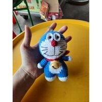 Móc khoá Đoremon bằng len handmade