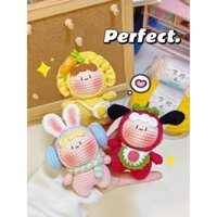 Móc khóa em bé mochi bằng len [Sản Phẩm Handmade]