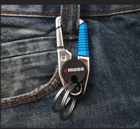 Móc khoá GADO móc chìa khóa xe máy ô tô chất liệu thép cao cấp có chốt móc lưng quần C3747 - Xanh