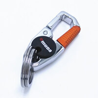 Móc khoá GADO móc chìa khóa xe máy ô tô chất liệu thép cao cấp có chốt móc lưng quần C3747 - Cam