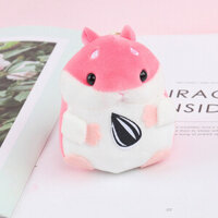 Móc khóa gấu bông Hamster V.2 - Mẫu 2 Màu hồng