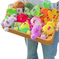 Móc Khóa Gấu Bông Hình Rau Củ Ngộ Nghĩnh Bling Bling