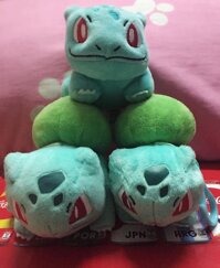 Móc khóa gấu bông Pokemon - Ếch Bulbasaur kỳ diệu