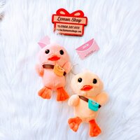 Móc Khóa Gấu Bông - Vịt Đeo Túi