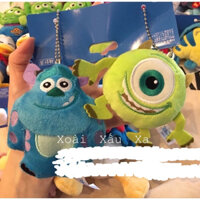 móc khoá ghim cài hoạt hình sulley disney gấu bông (1 cái)