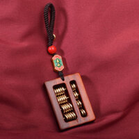 Móc khóa Gỗ đàn hương Bàn tính Mặt dây chuyền Túi mặt dây chuyền Móc khóa ô tô Mặt dây chuyền Du lịch '