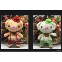 Móc khóa handmade lợn QY (Lechalet)