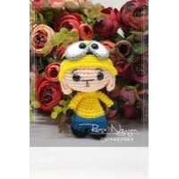 Móc khóa handmade thỏ Minion (Lechalet)