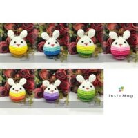 Móc khóa handmade thỏ trứng (Lechalet)