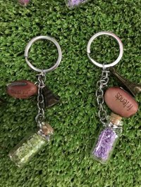 MÓC KHÓA HẠT ĐẬU BÌNH AN NGÔI SAO MAY MẮN