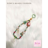 Móc Khoá Hạt Vẽ Độc Đáo Cho Túi Xách, Balo, Điện Thoại - Chất Lượng Handmade Xinh Xắn