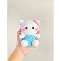Móc Khoá Hello Kitty Cute Handmade Bằng Len Nhung Đũa Mềm Mịn - Quà Tặng Sinh Nhật, Lễ, NY, Crush... | by Tiemnhabacham