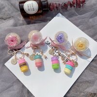 Móc Khóa Hình Bánh Macaron Thời Trang Hàn Quốc