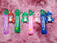 Móc Khoá Hình Bé Khủng Long Có Sừng Nhiều Màu Sắc