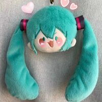 Móc Khóa Hình Búp Bê Hatsune Miku Nhồi Bông Mềm Mại