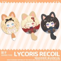 Móc Khóa Hình Búp Bê Lycoris Recoil Inoue Takina Nhồi Bông Đáng Yêu